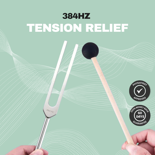 Nooburn 384 Hz "Tension Relief" Fork — Emotional Settling & Mental Calm