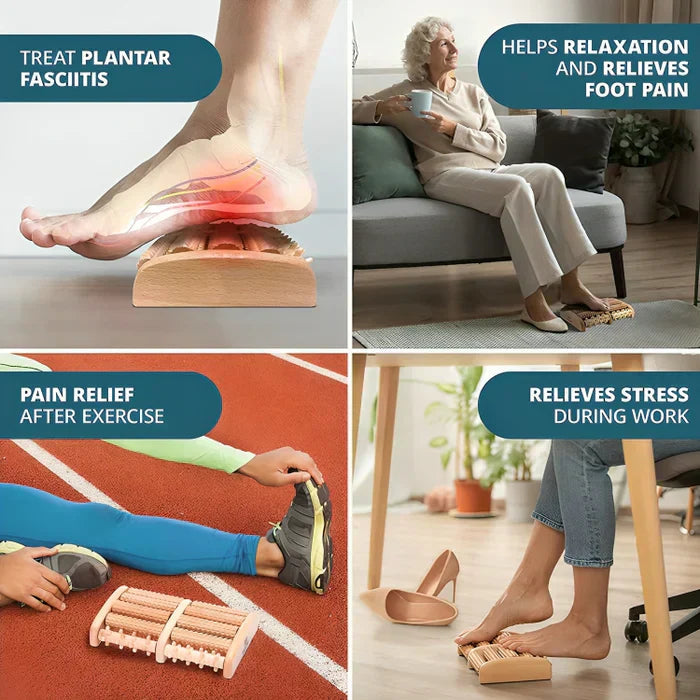 Wooden Acupressure Foot Massager