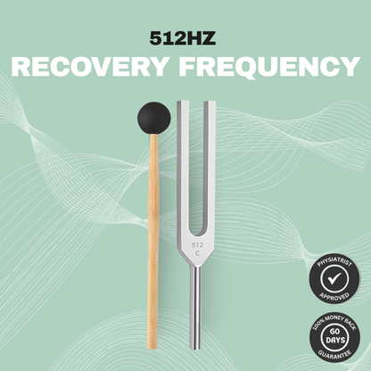 Nooburn 512Hz "Recovery Frequency" Fork — Mental Reset & Energy Renewal