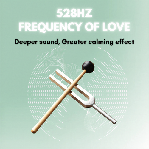 Nooburn 528Hz "Love Frequency" Fork — Emotional Healing & Heart Opening