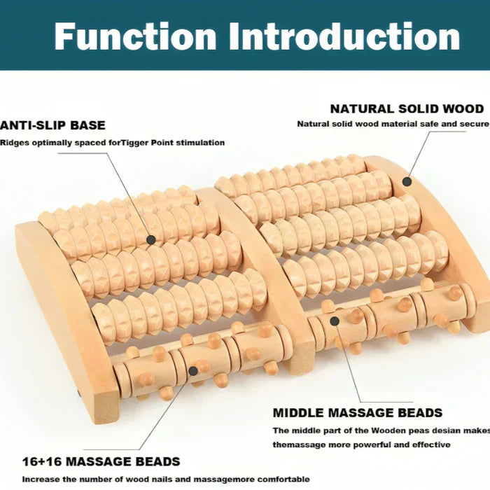 Wooden Acupressure Foot Massager