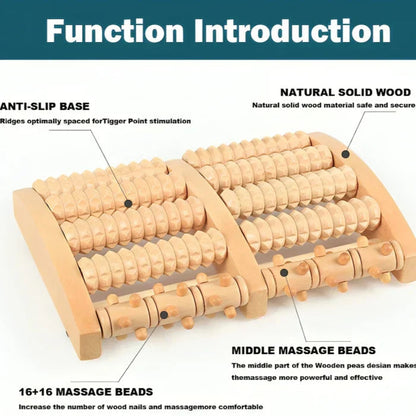 Wooden Acupressure Foot Massager