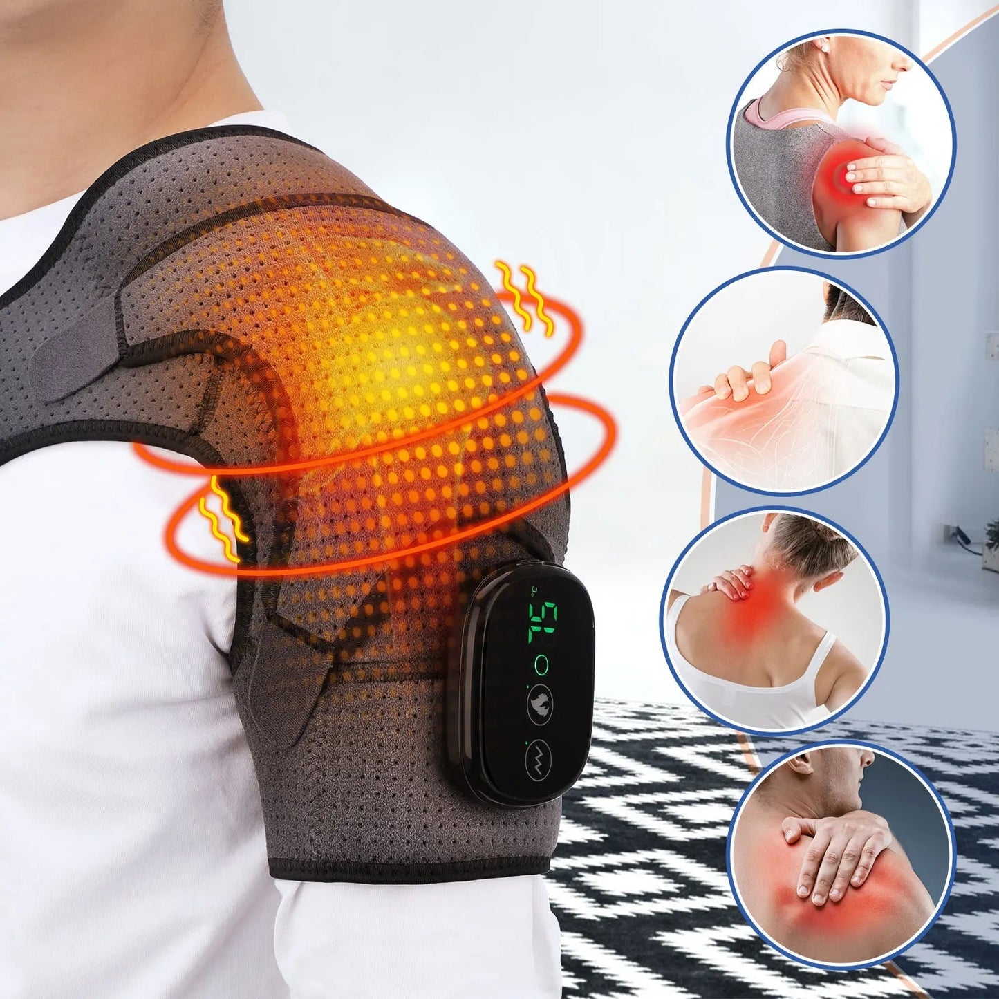 Heated Shoulder & Arm Massager
