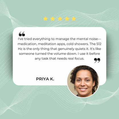 Nooburn 512Hz "Recovery Frequency" Fork — Mental Reset & Energy Renewal