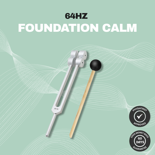 Nooburn 64 Hz "Foundation Calm" Fork — Lower Back & Sacral Nervous System Release