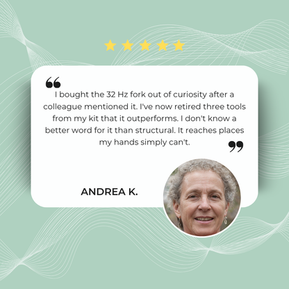 Nooburn 32 Hz "Deep Reset" Fork — Bone-Deep Tension & Full-Body Structural Release