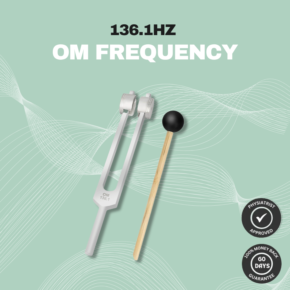 Nooburn 136.1 Hz "OM Frequency" Fork