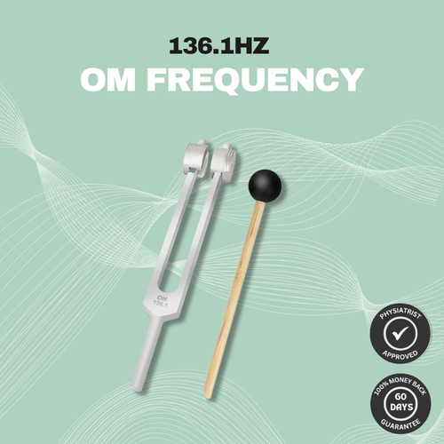 Nooburn 136.1 Hz "OM Frequency" Fork
