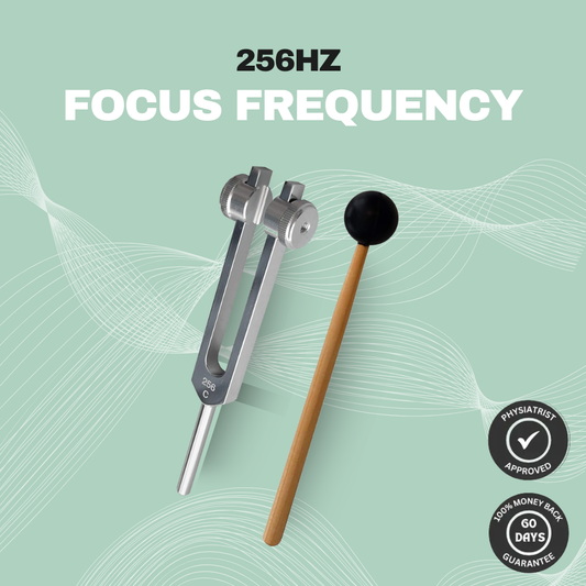 Nooburn 256 Hz "Focus Frequency" Fork — Brain Fog & Focus Reset