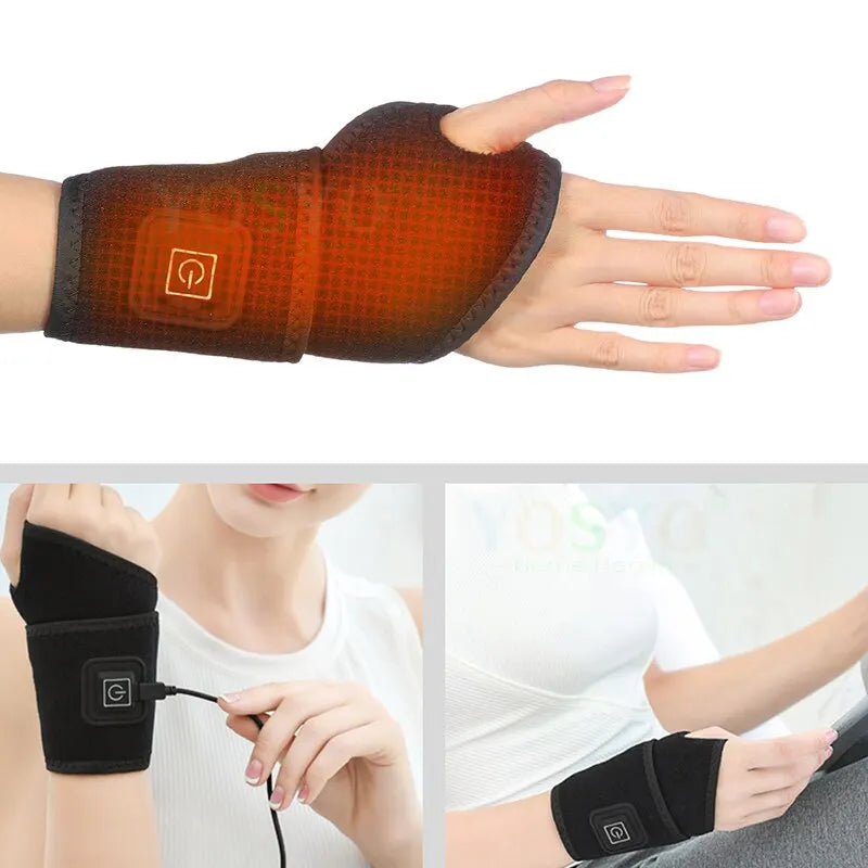 Heated Wrist Brace for Pain Relief