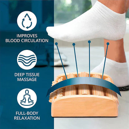 Wooden Acupressure Foot Massager