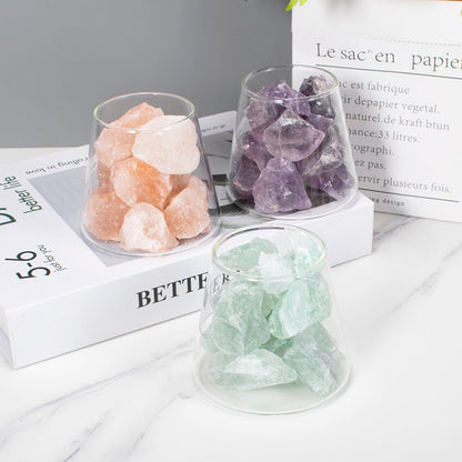 Raw Gemstone Essential Oil Diffuser with Ambient Light