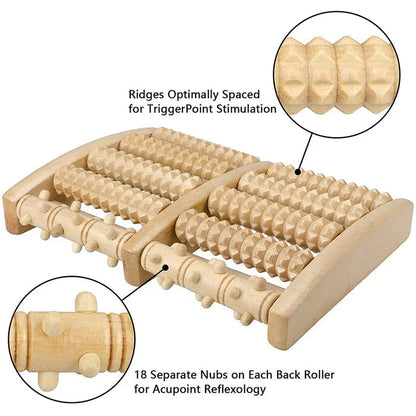 Wooden Acupressure Foot Massager